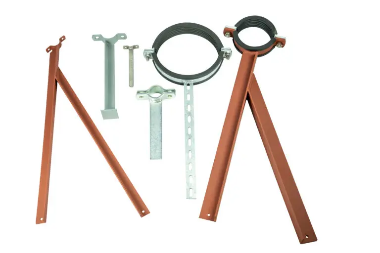 Auswahl an Rohrhaltern von STEBA Beschlagproduktion