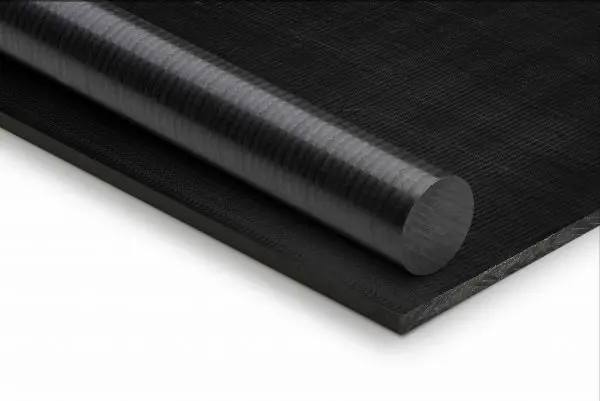 POM-C Platten natur - schwarz
